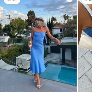 Djerf Avenue Dream Dress - Midi Sky